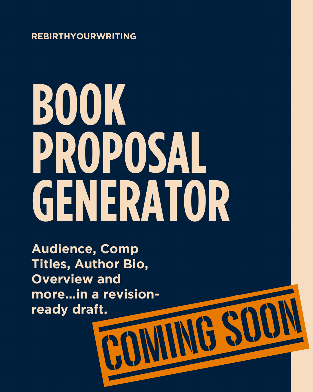 Book Proposal Generator